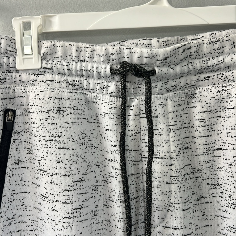 Brooklyn Cloth Men’s White & Black Speckled Sweat Pant Jogger Larger - Picture 6 of 9